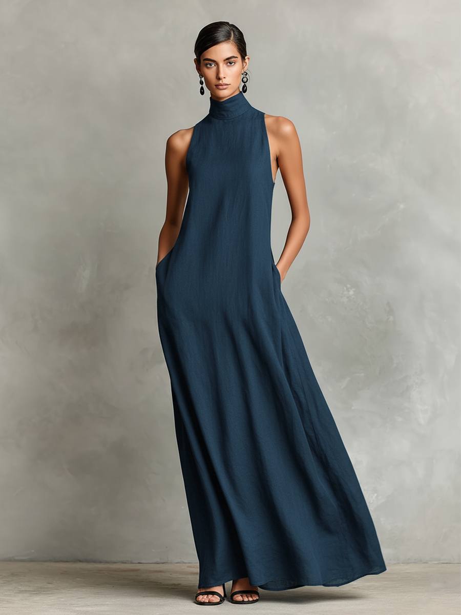 Tabitha - Robe longue en lin premium