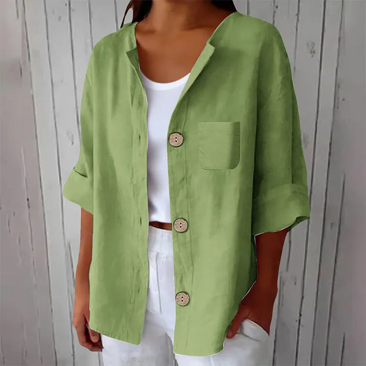 Azelia - Chemise d'été à coupe ample au toucher doux