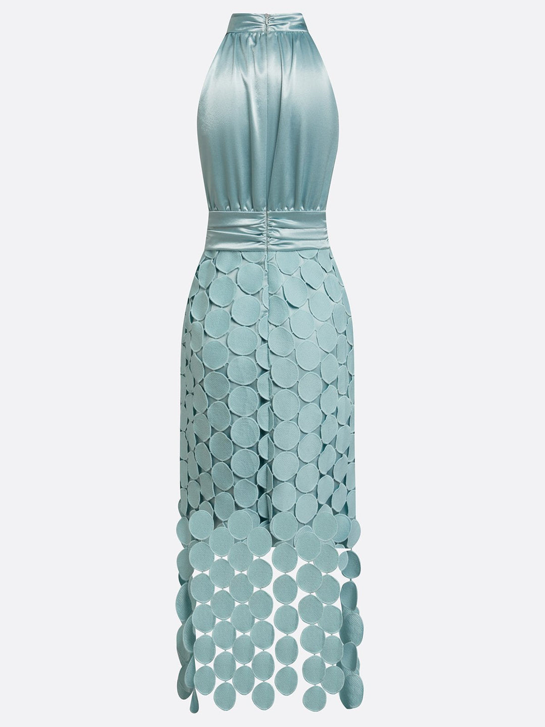 Amabel - Robe midi de luxe à encolure américaine