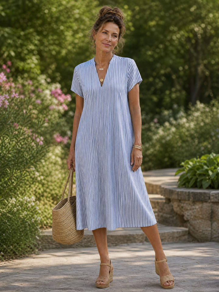 Geneviève - Robe midi fluide