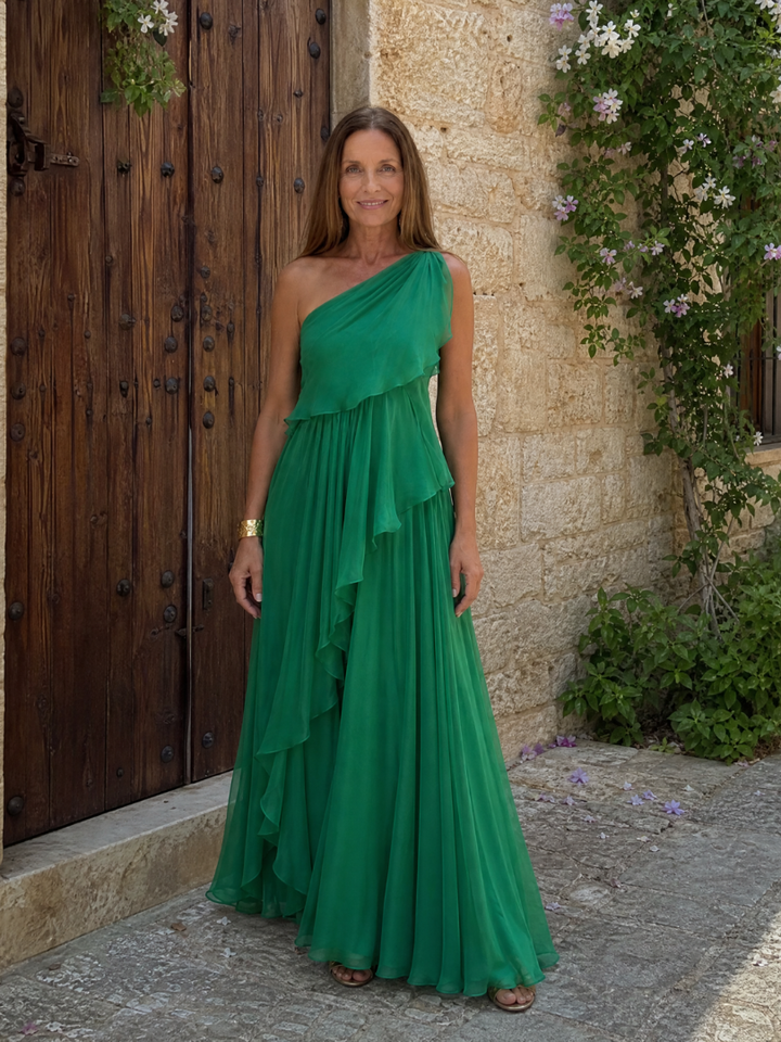 Katriana - Robe longue à volants au toucher doux