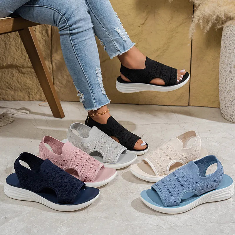 Aerin - Sandales à plateforme matelassées