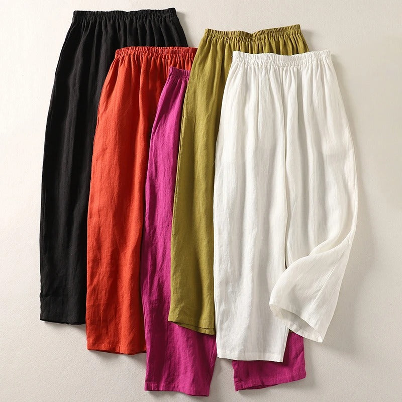 Odalys - Pantalon en lin haut de gamme