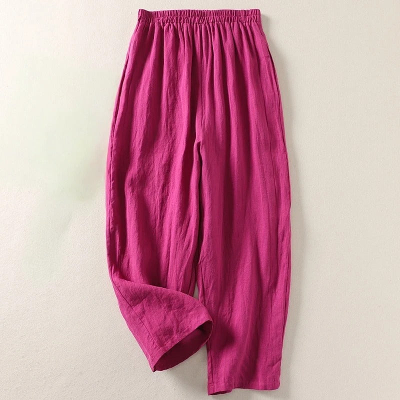 Giselora - Pantalon en lin fluide