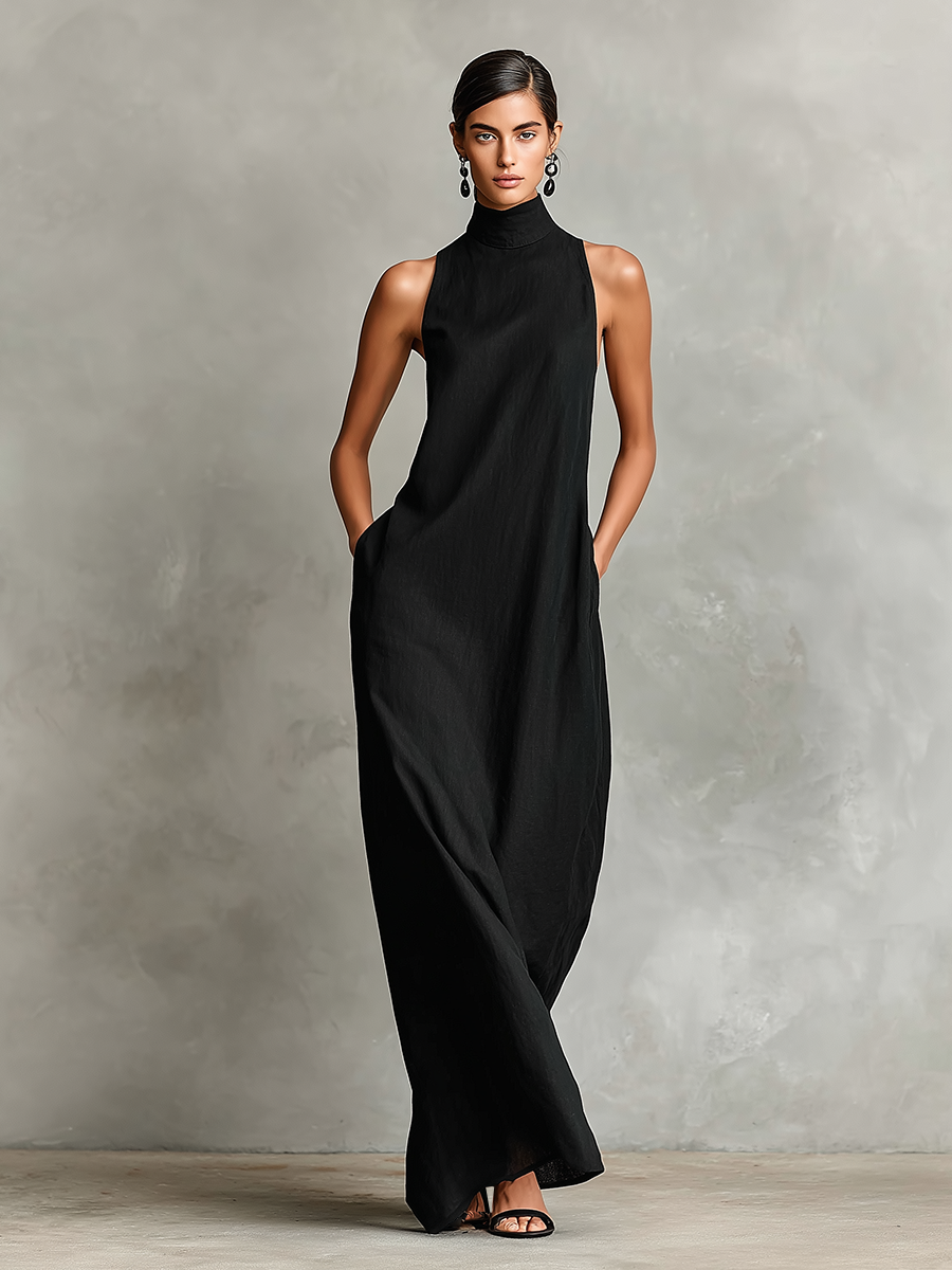 Tabitha - Robe longue en lin premium
