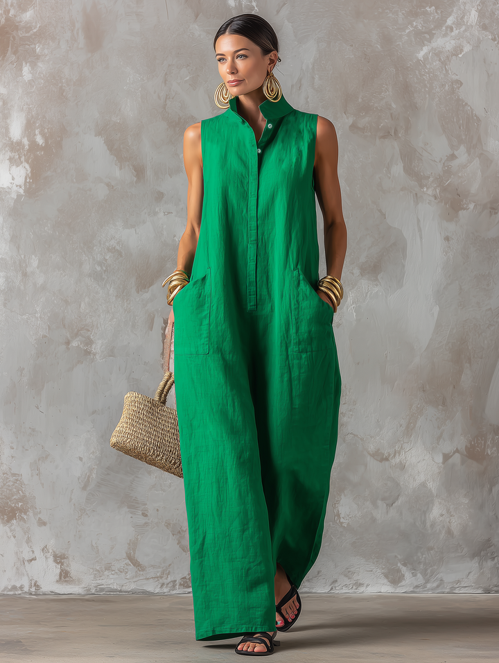 Ondine - Combinaison vaporeuse sans manches