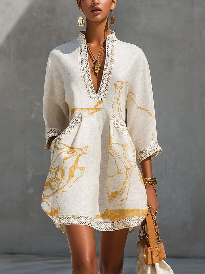 Isalyn - Robe mini toucher doux