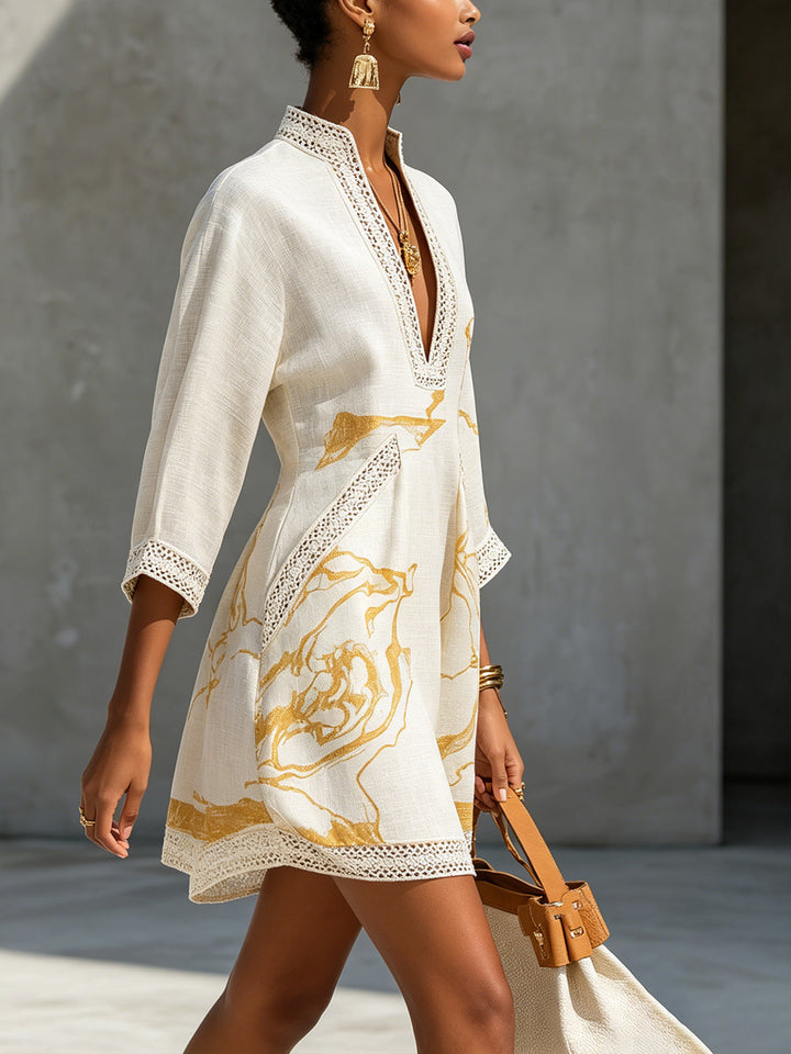 Isalyn - Robe mini toucher doux