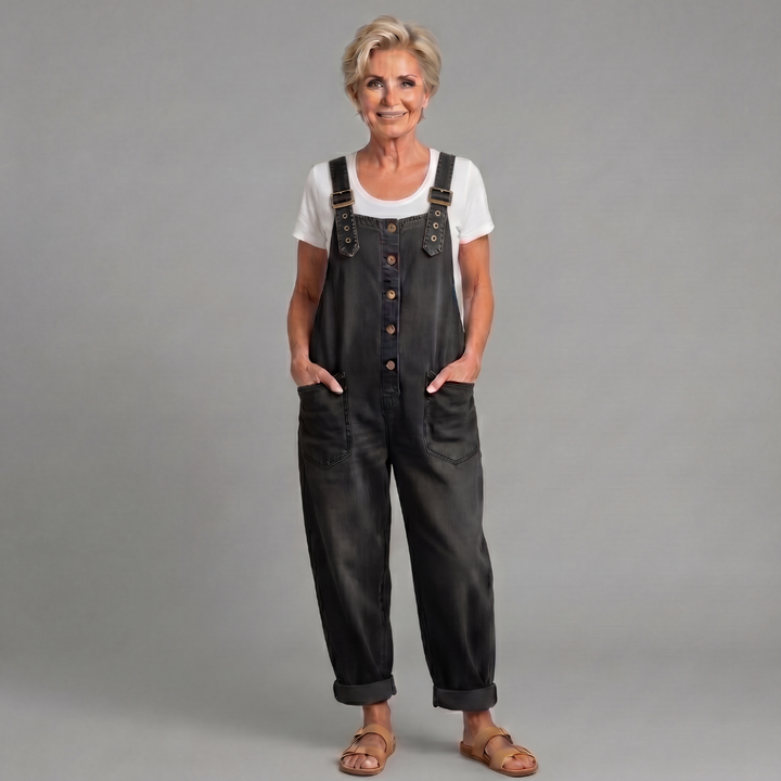 Rowella - Salopette à jambes larges au toucher doux