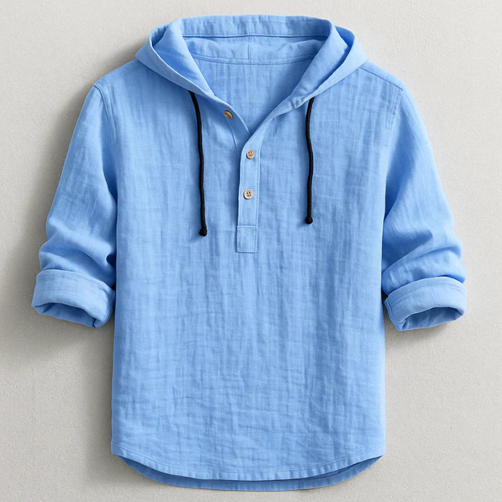 Beckford - Chemise à capuche en lin respirant