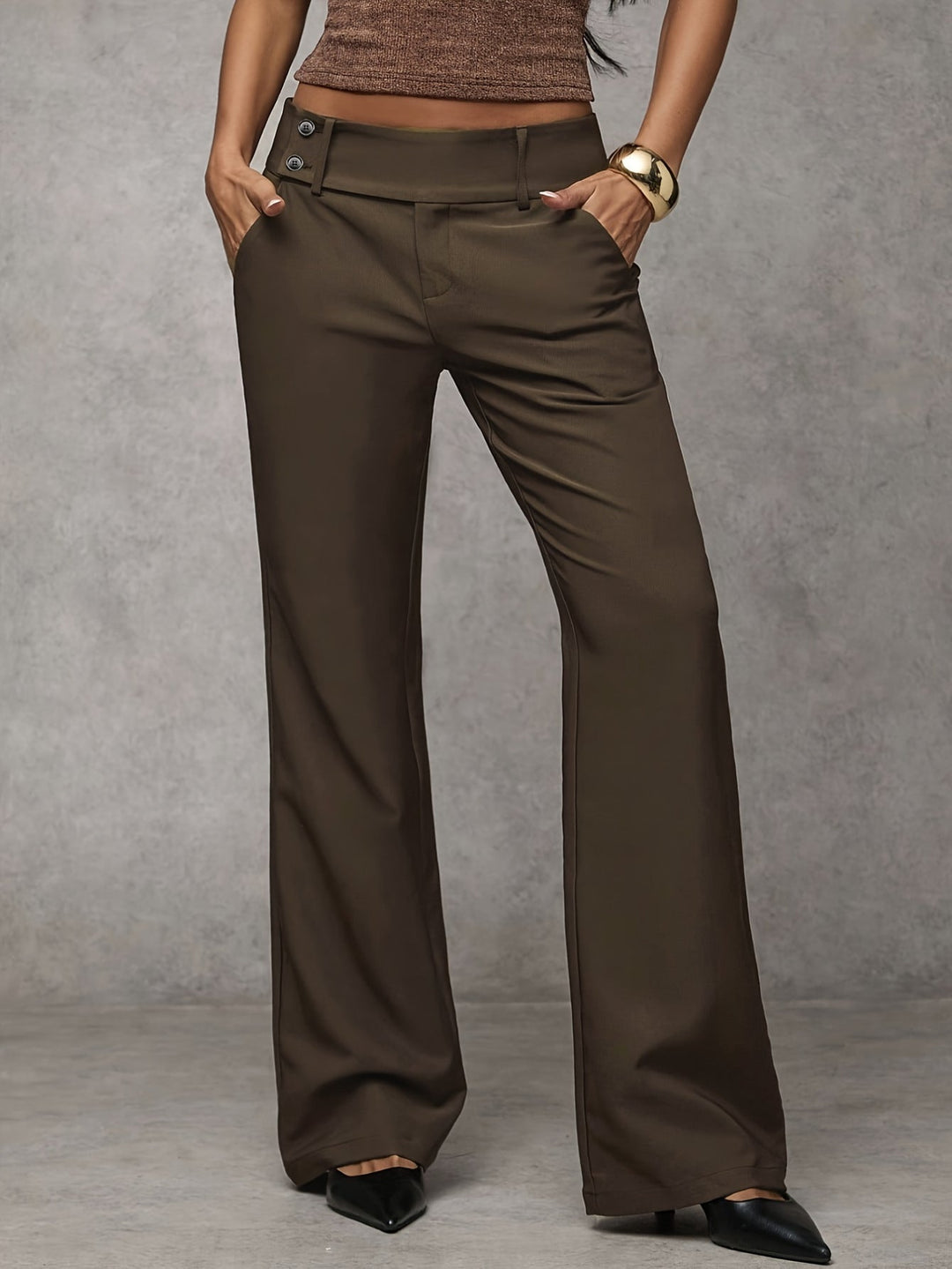 Venetia - Pantalon ample taille haute aérien