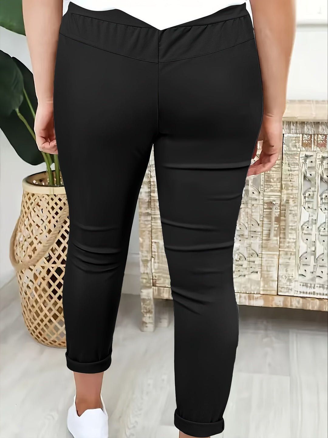 Tansy - Pantalon ajusté à taille coulissée