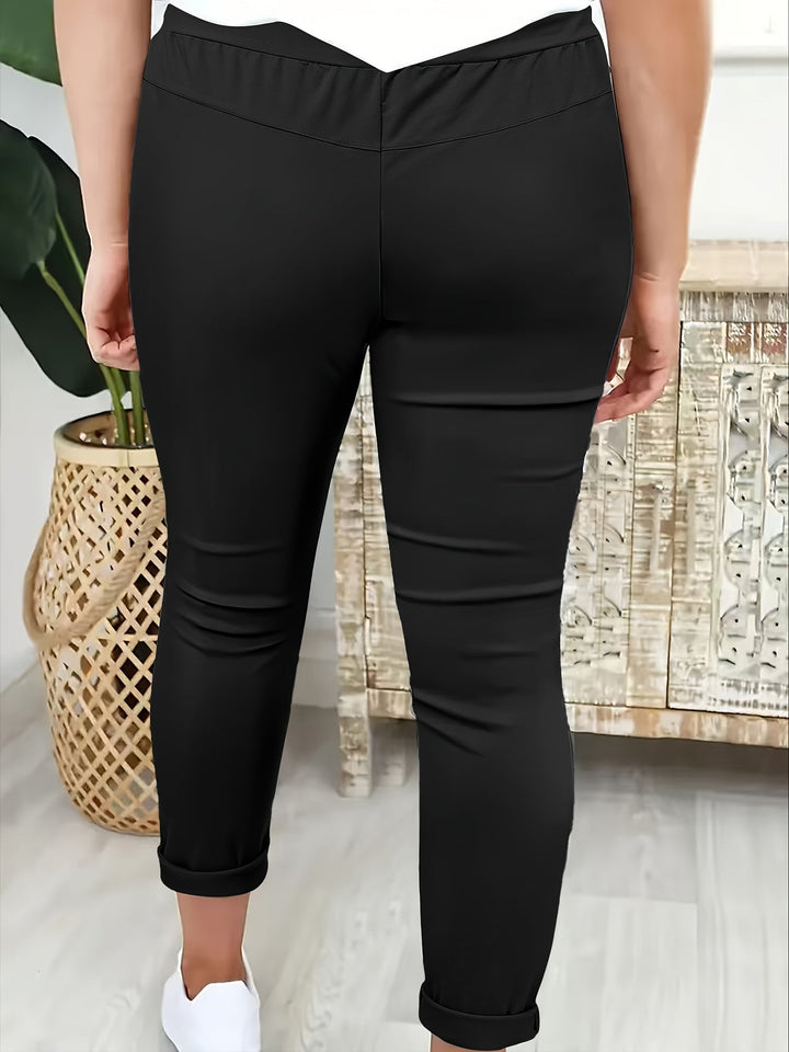 Tansy - Pantalon ajusté à taille coulissée