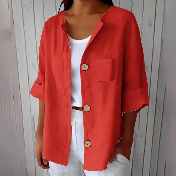 Azelia - Chemise d'été à coupe ample au toucher doux
