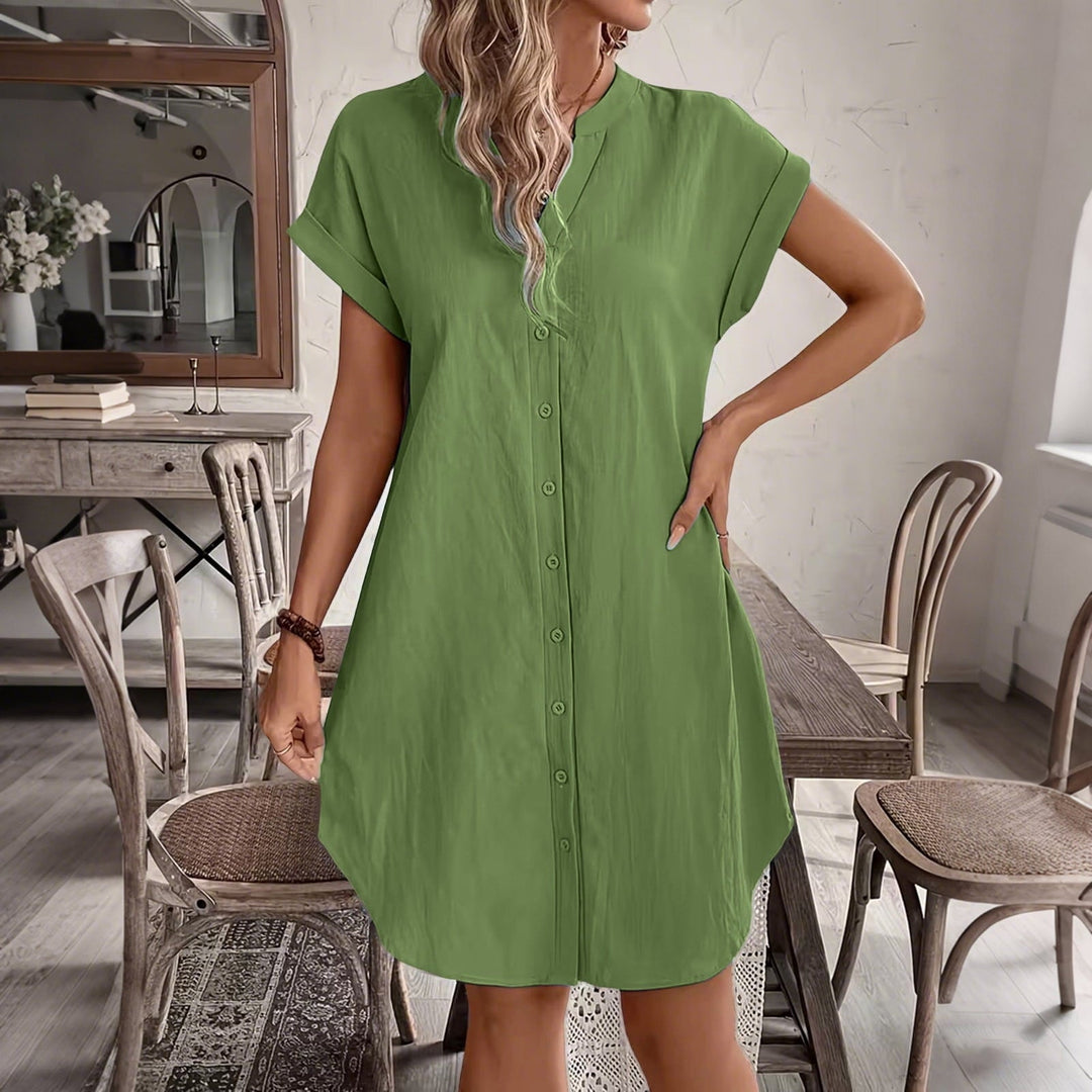 Ainslea - Robe-chemise mini texturée