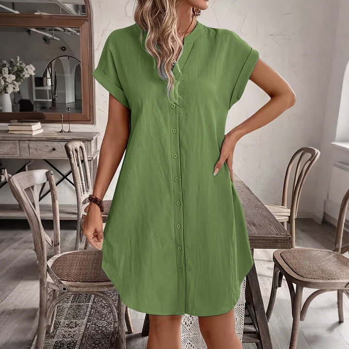 Ainslea - Robe-chemise mini texturée