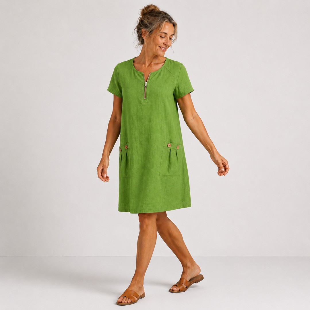 Lucienne - Robe légère en lin