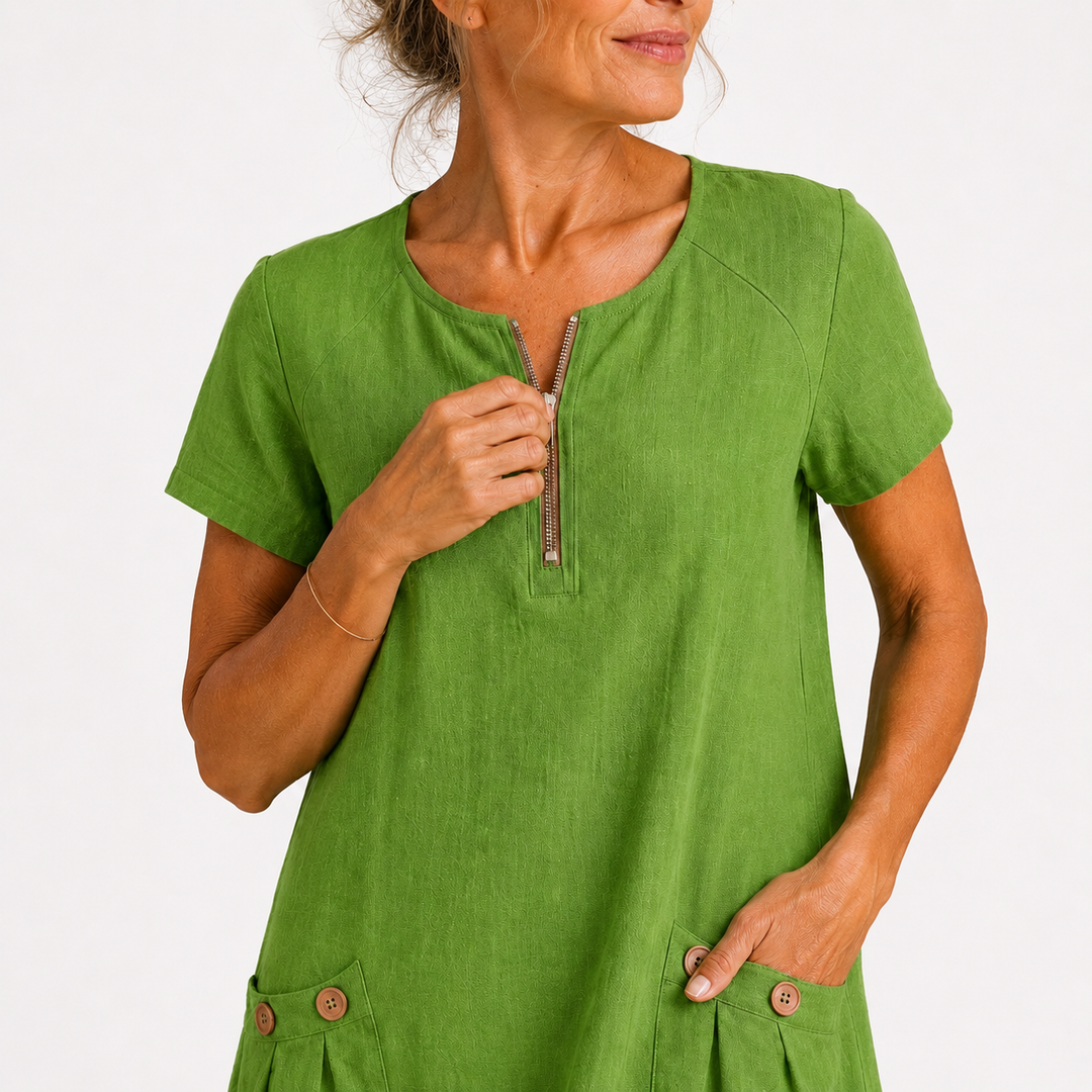 Lucienne - Robe légère en lin