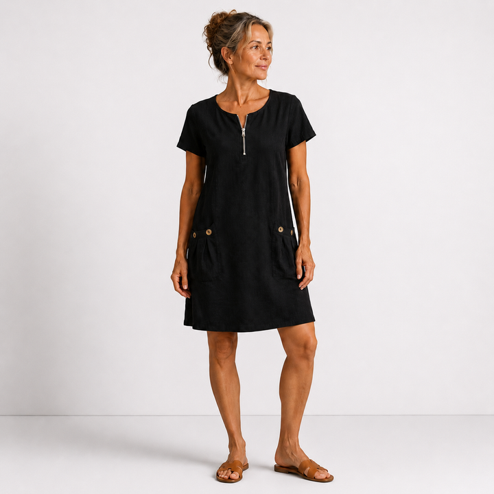 Lucienne - Robe légère en lin