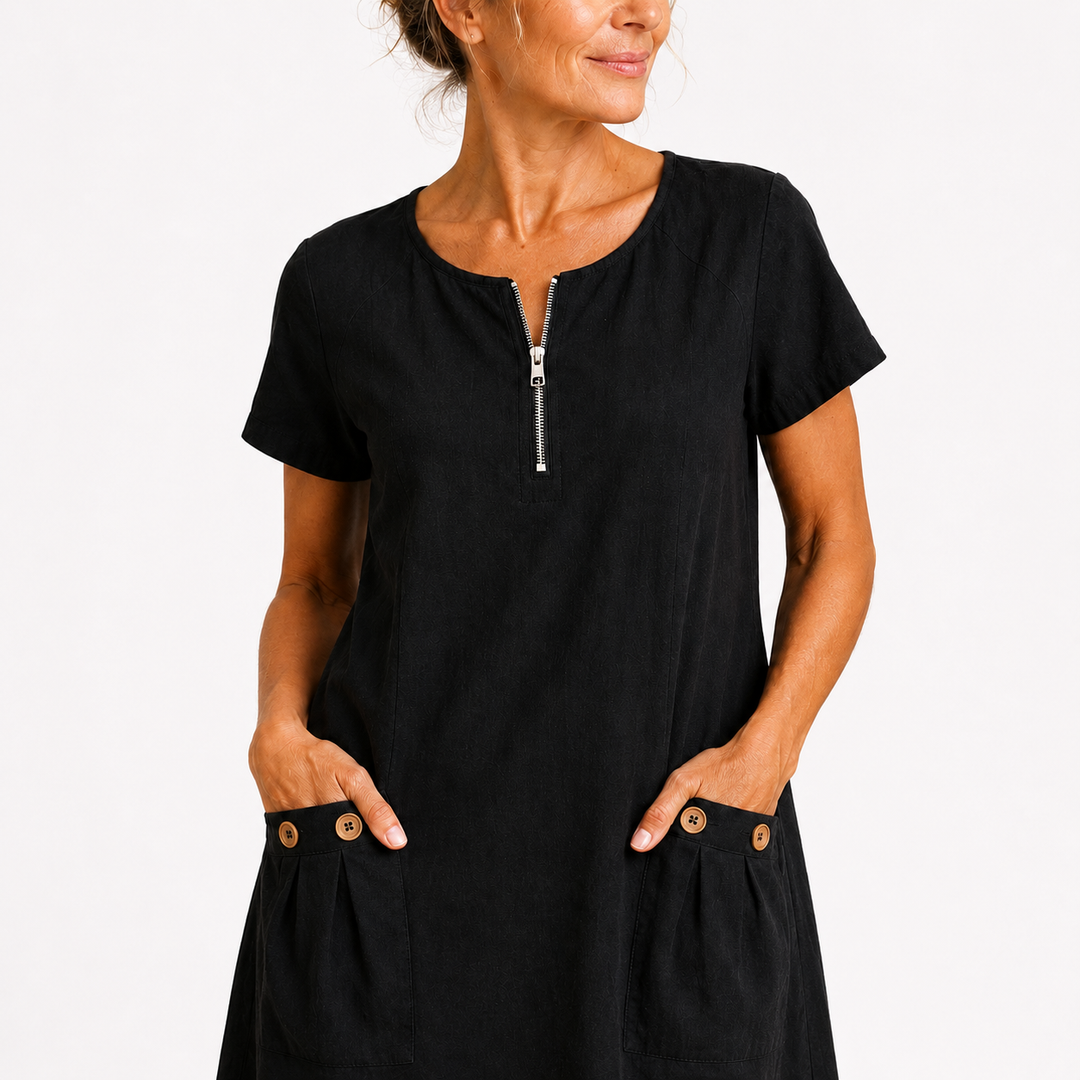 Lucienne - Robe légère en lin