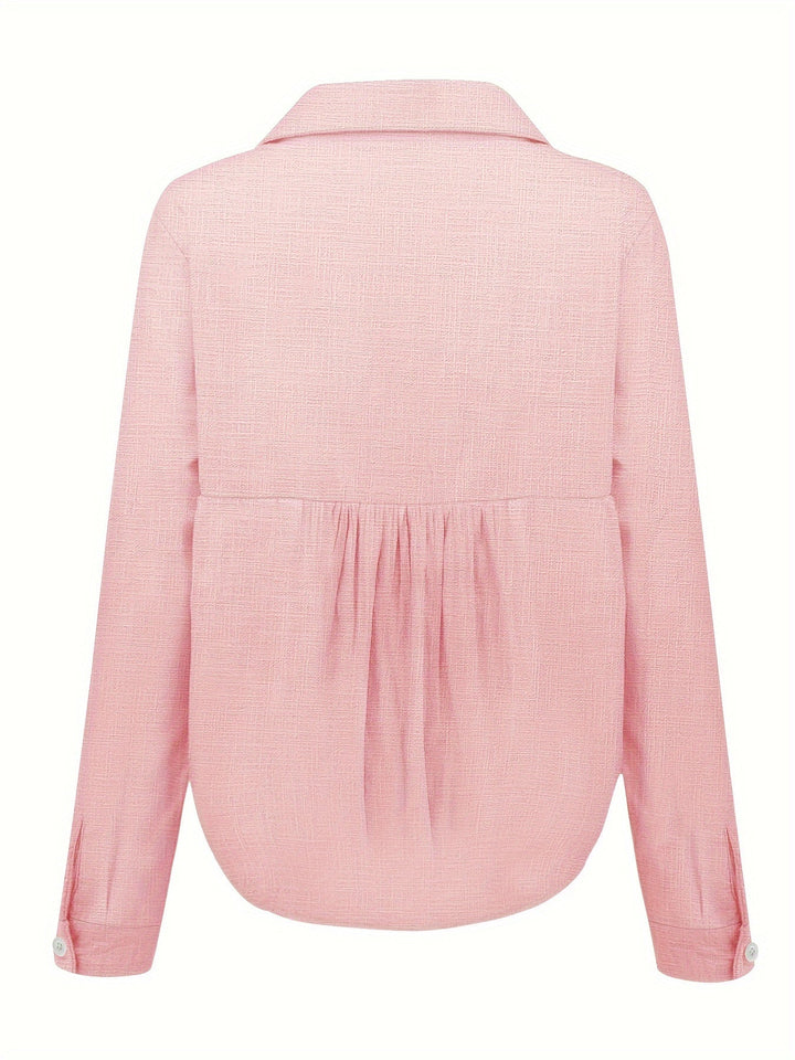 Caelia - Chemise longue à manches transparentes