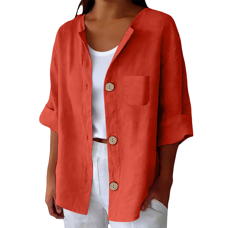 Azelia - Chemise d'été à coupe ample au toucher doux