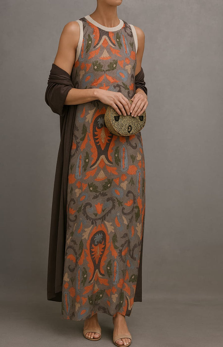 Arlisse - Ensemble 2 pièces robe et gilet haut de gamme