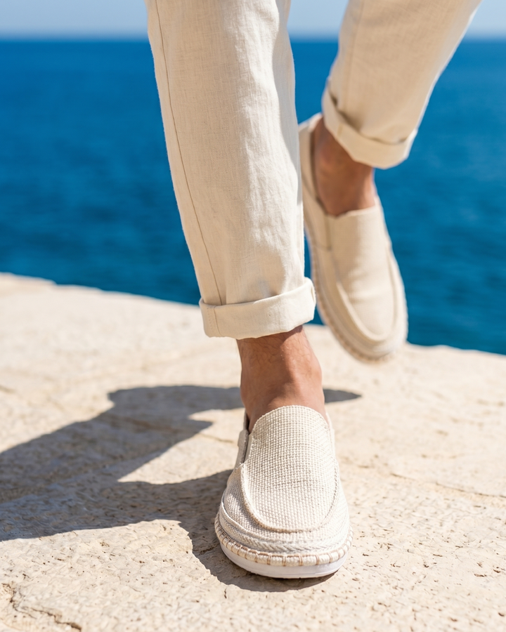 Falkner - Espadrille à enfiler texturée