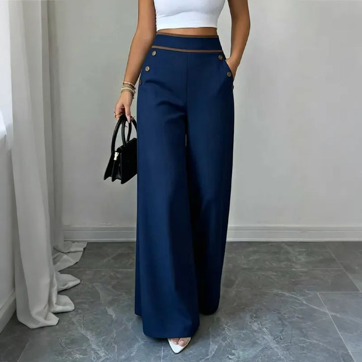 Oriessa - Pantalon marin taille haute