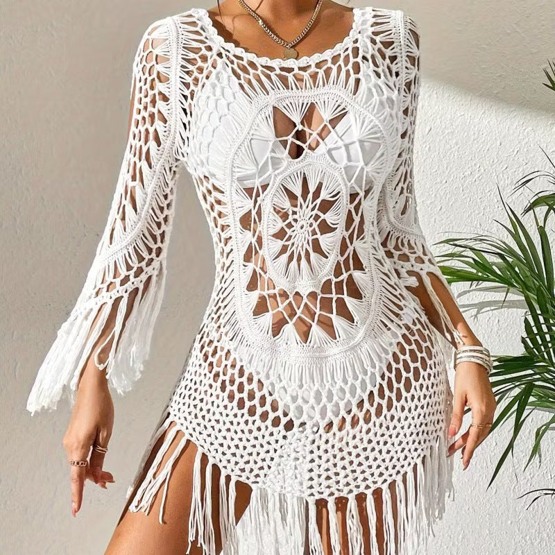 Milena - Sortie de plage en crochet bohème