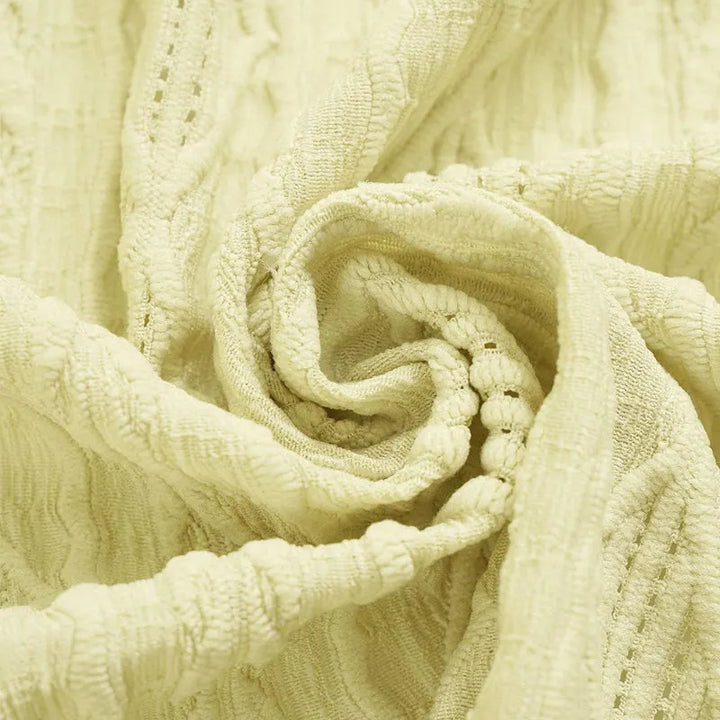 Delienne - Cardigan en maille pointelle doux au toucher