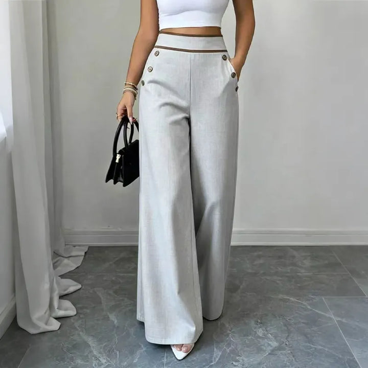 Oriessa - Pantalon marin taille haute