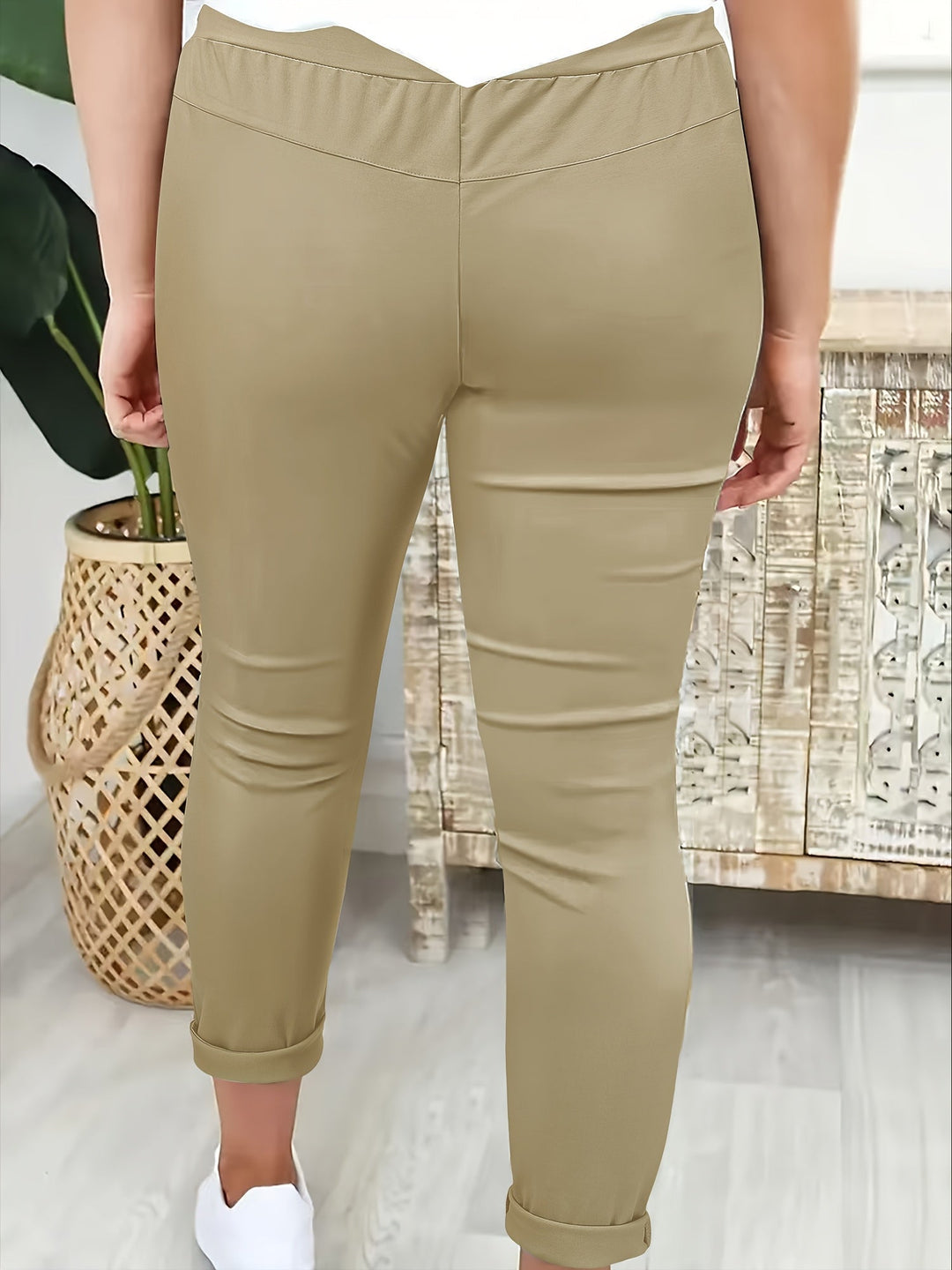 Tansy - Pantalon ajusté à taille coulissée