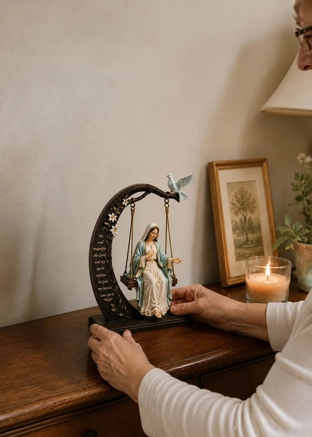 Calienne - Sculpture de table Notre-Dame Swing