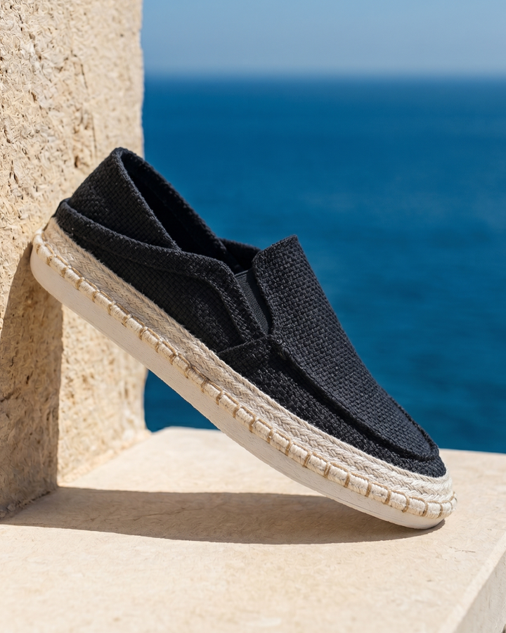 Falkner - Espadrille à enfiler texturée
