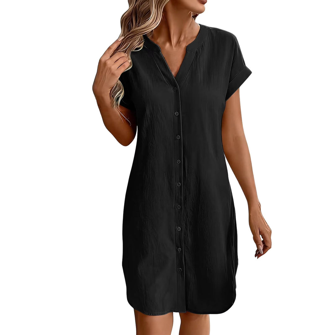 Ainslea - Robe-chemise mini texturée