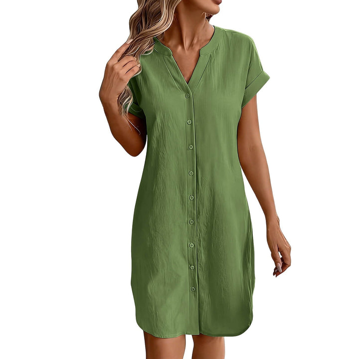Ainslea - Robe-chemise mini texturée