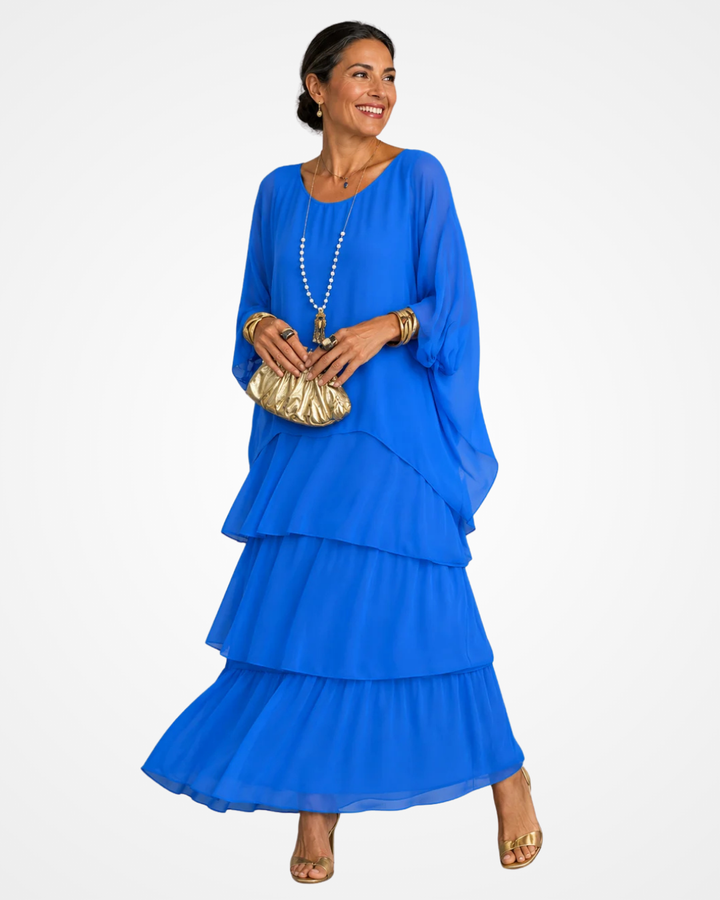Sylvia - Robe longue fluide au toucher doux