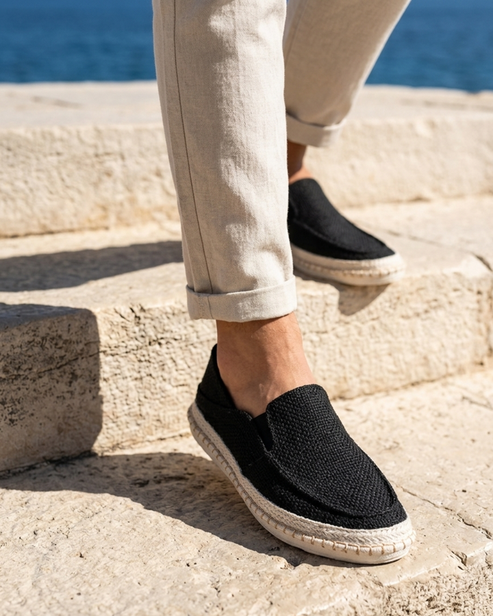 Falkner - Espadrille à enfiler texturée