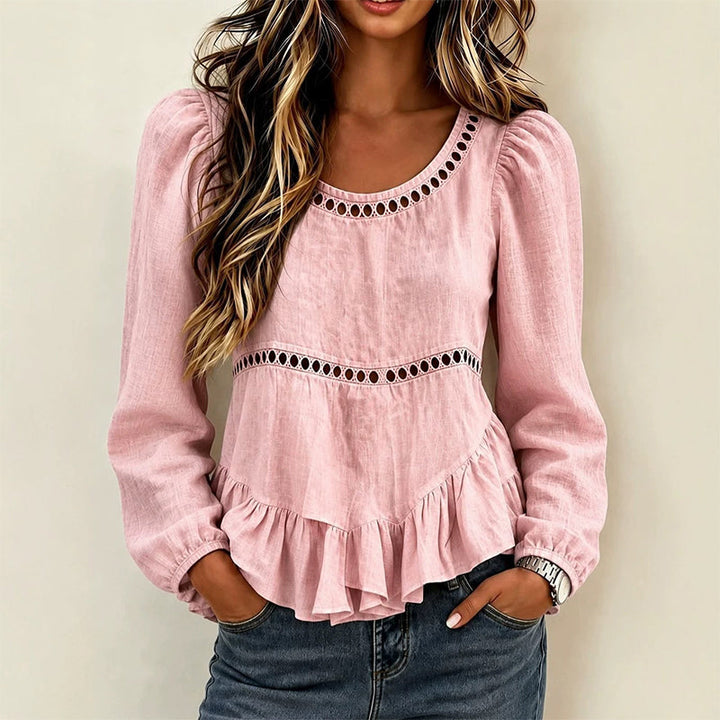 Genevelle - Blouse froncée au toucher doux