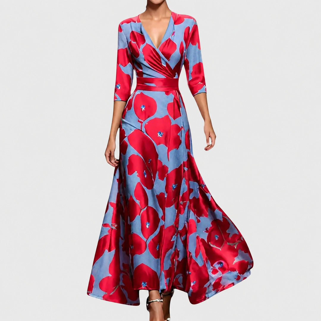 Floriana - Robe longue au toucher doux