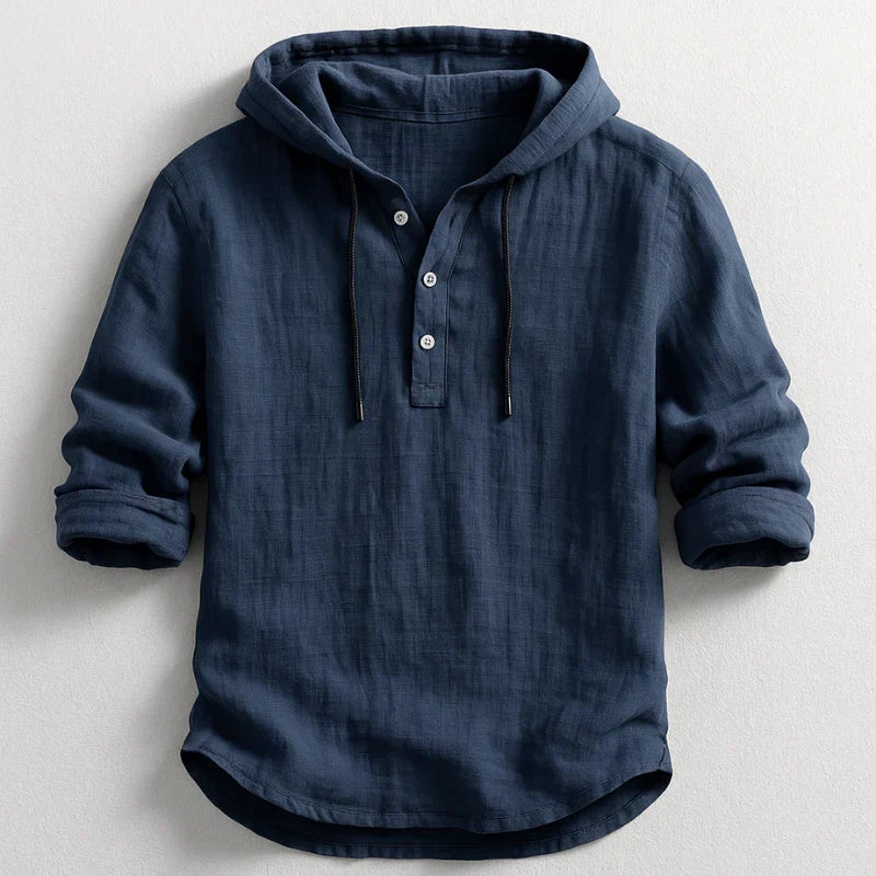 Beckford - Chemise à capuche en lin respirant