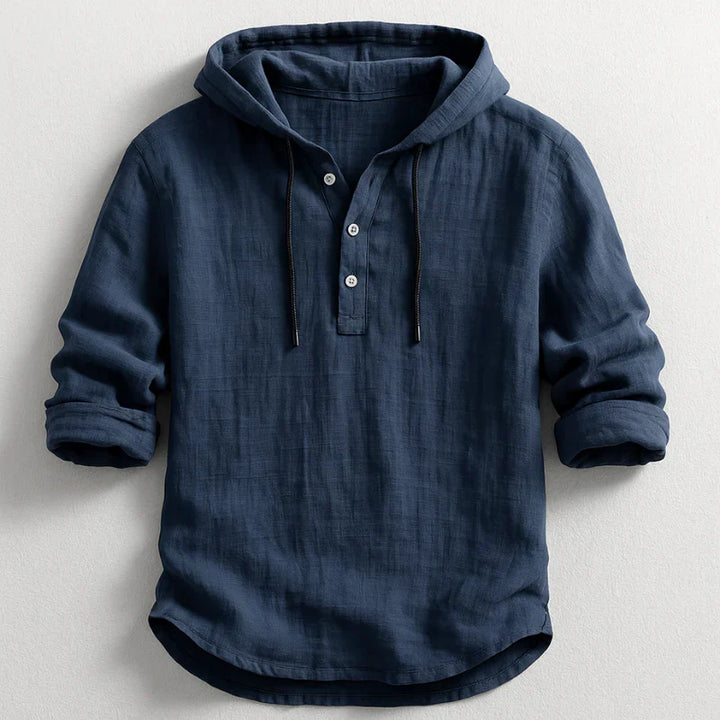 Beckford - Chemise à capuche en lin respirant