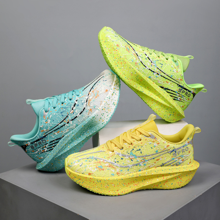 Elowynne - Chaussures de marathon à effet propulsif