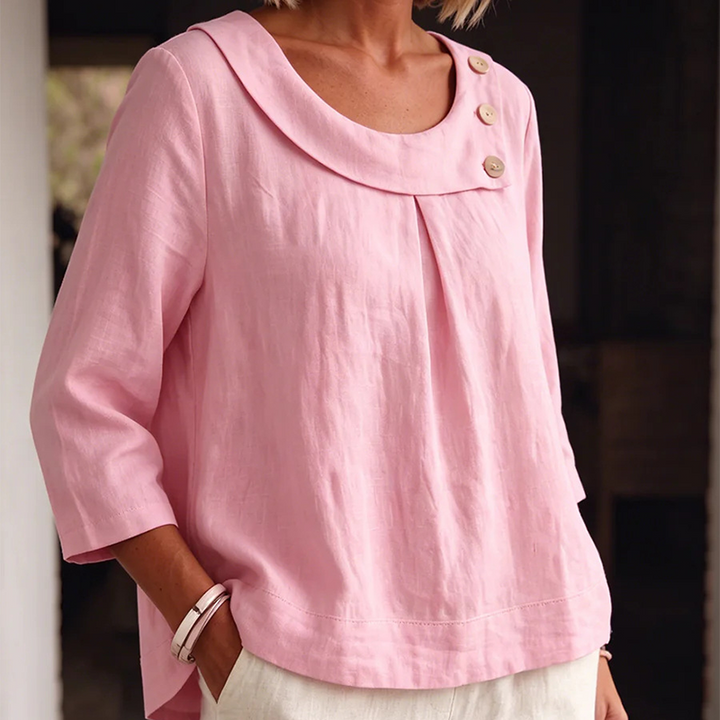 Brionelle - Blouse en lin au toucher doux