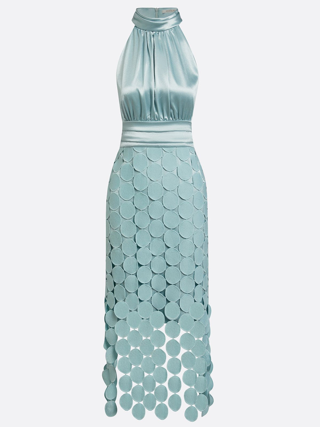Amabel - Robe midi de luxe à encolure américaine