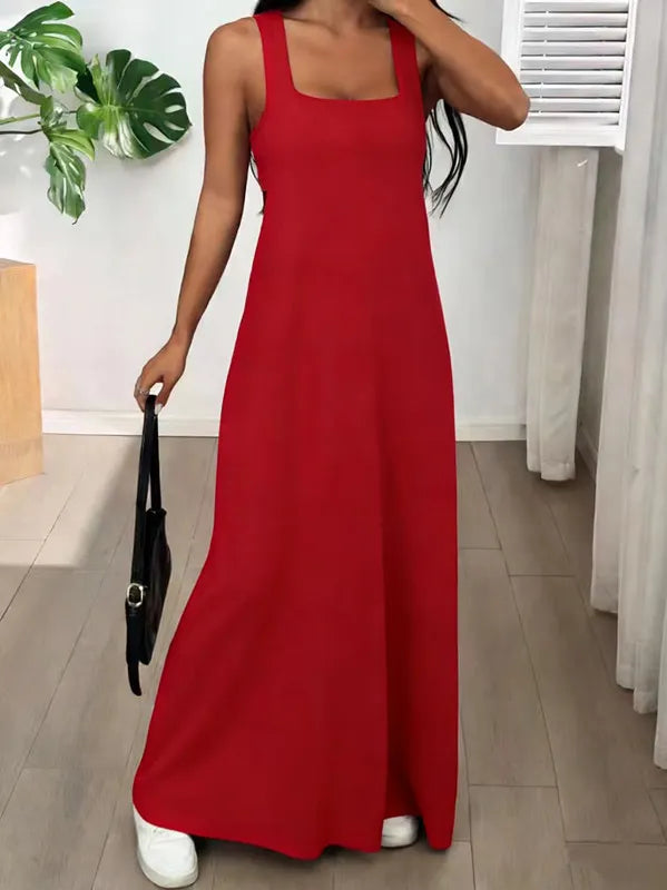 Evania - Ensemble 2 pièces robe longue à effet superposé