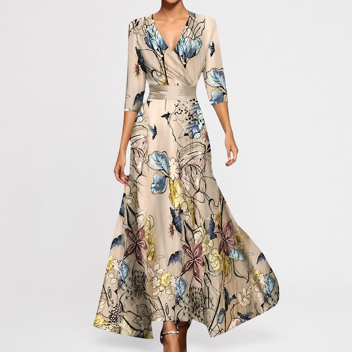 Floriana - Robe longue au toucher doux