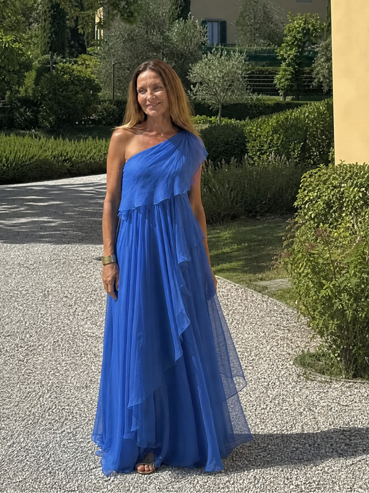 Katriana - Robe longue à volants au toucher doux