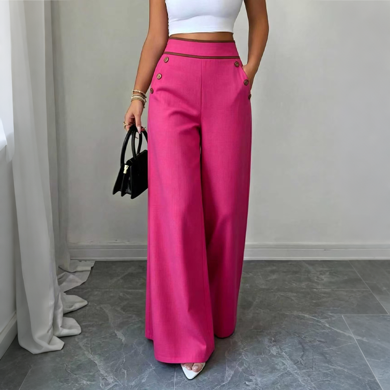 Oriessa - Pantalon marin taille haute